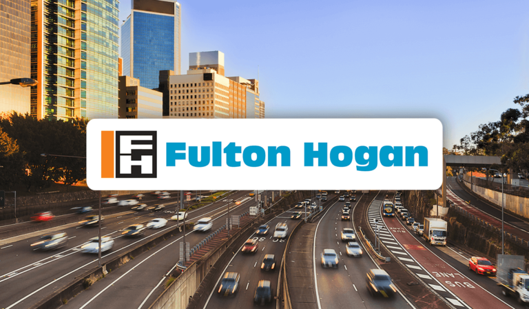 Fulton Hogan Logo Sydney Road Traffic