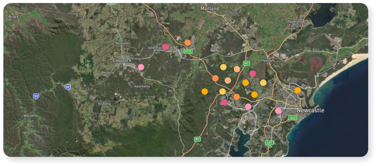 Example of innovative stakeholder relationship mapping